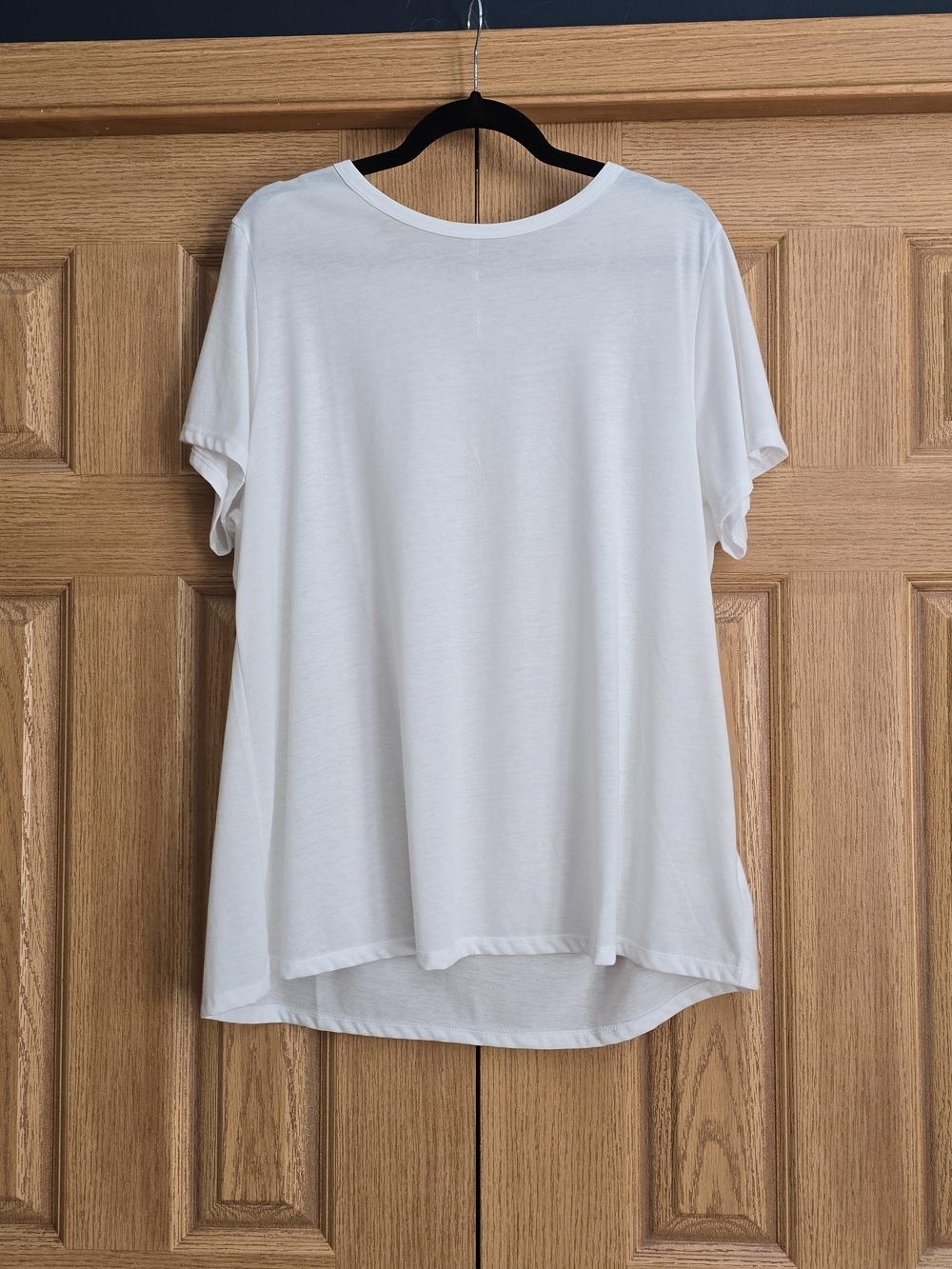 torrid White Short-Sleeve Crewneck Tee